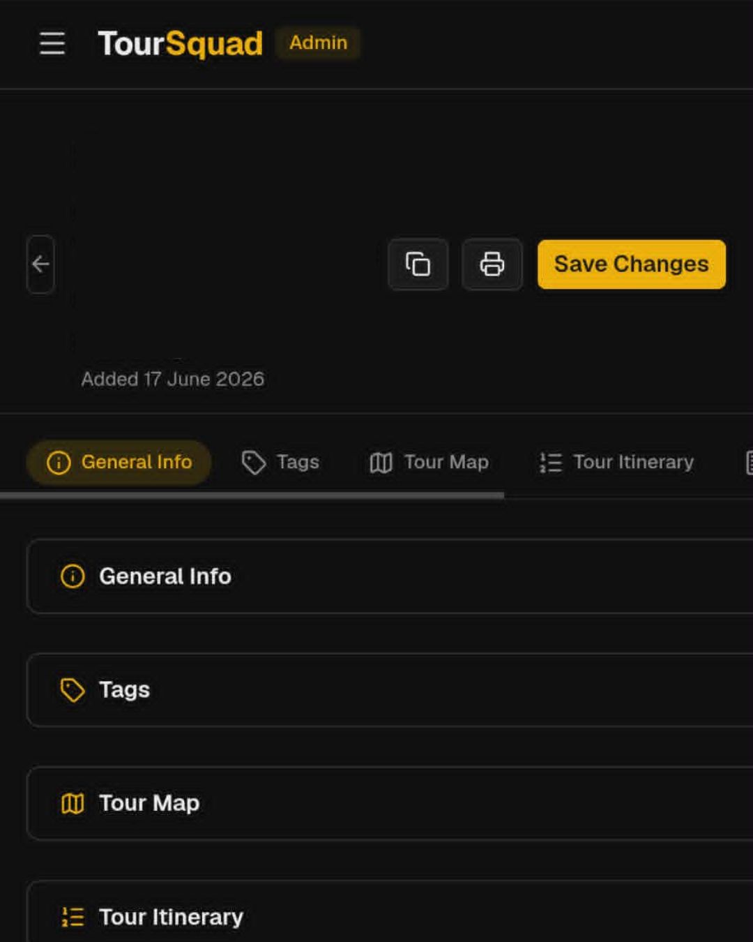 Tour Editor